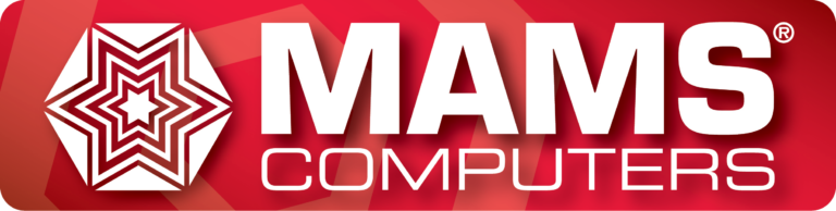 Logo rouge de MAMS Computers®