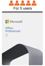 Microsoft Office 2021 Professionnel Plus pour 5 postes